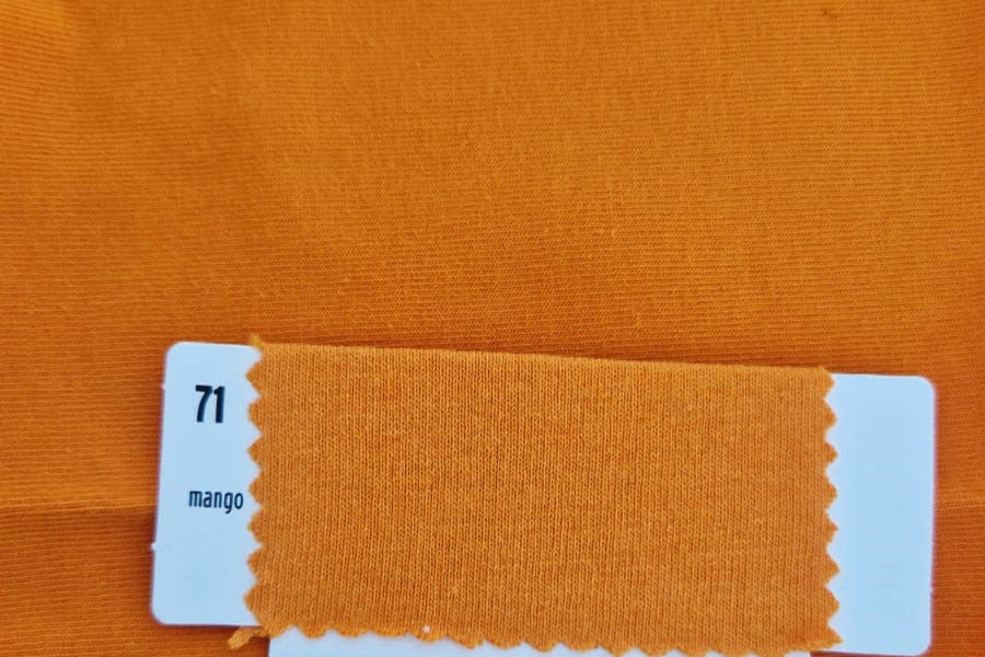 Orangefarbenes Bettlaken für Familienbett XXL #Farbe_71 mango