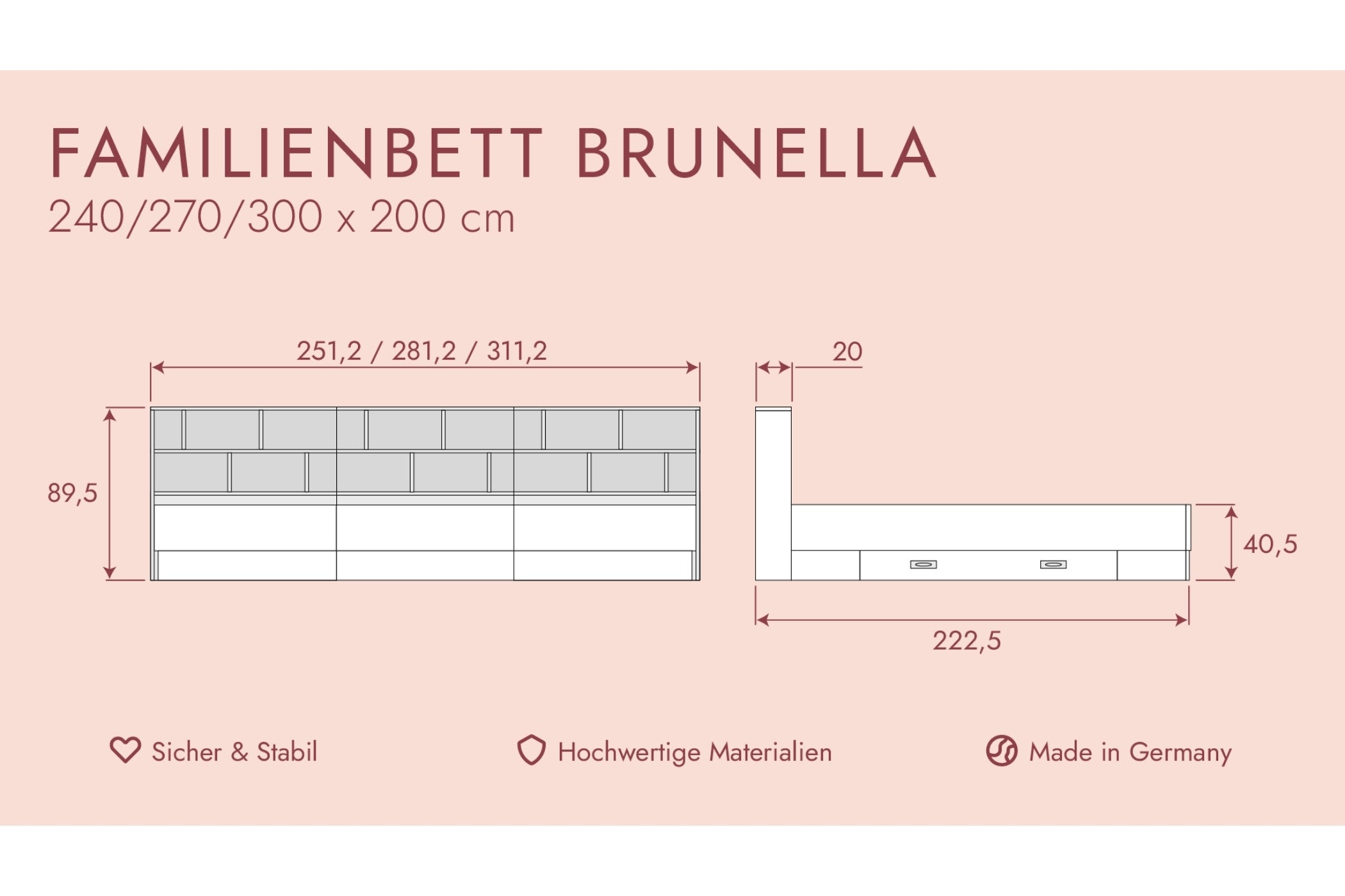Familienbett Brunella