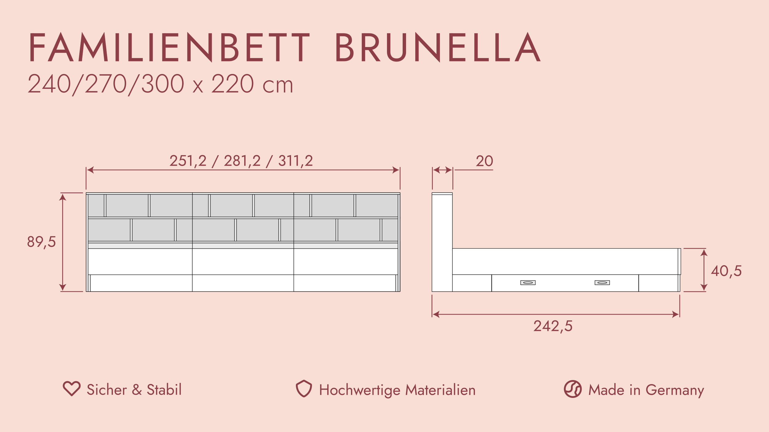 Familienbett Brunella