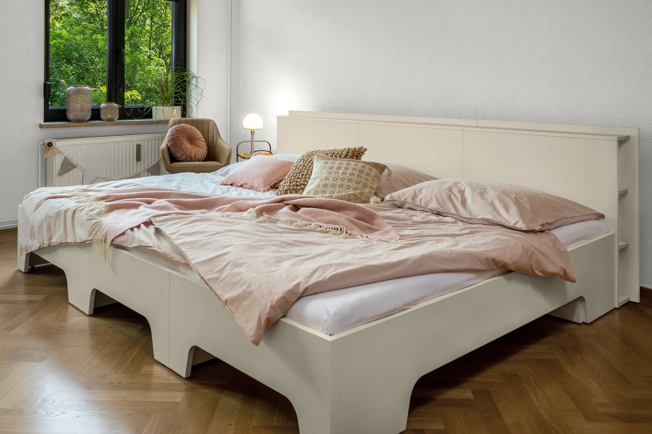 Familienbett Salvia in hellbeige