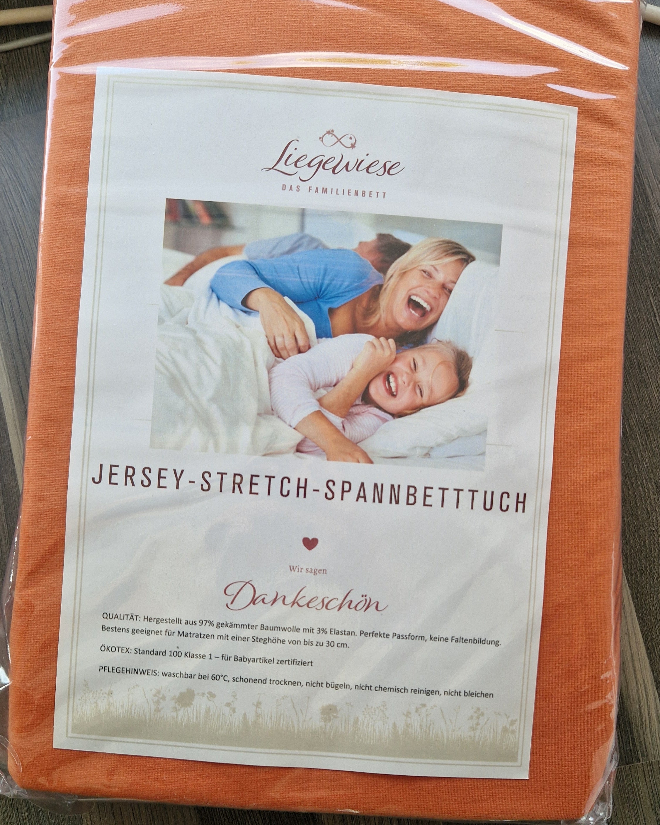 Pfirsichfarbenes Bettlaken für XXL Bett #Farbe_76 pfirsich