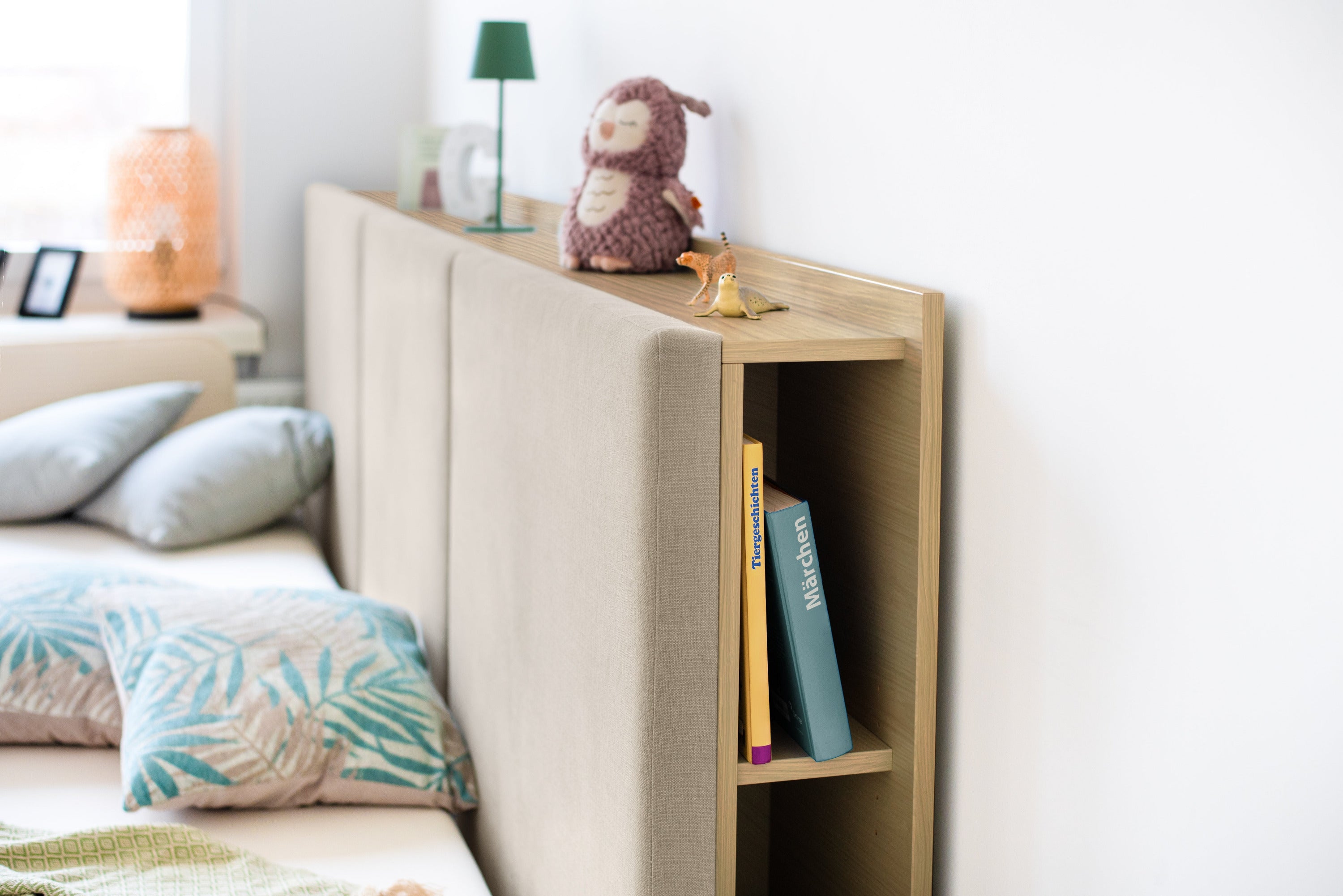 Ablageregal Eiche Dekor passend zum Familienbett Magnolia von Liegewiese