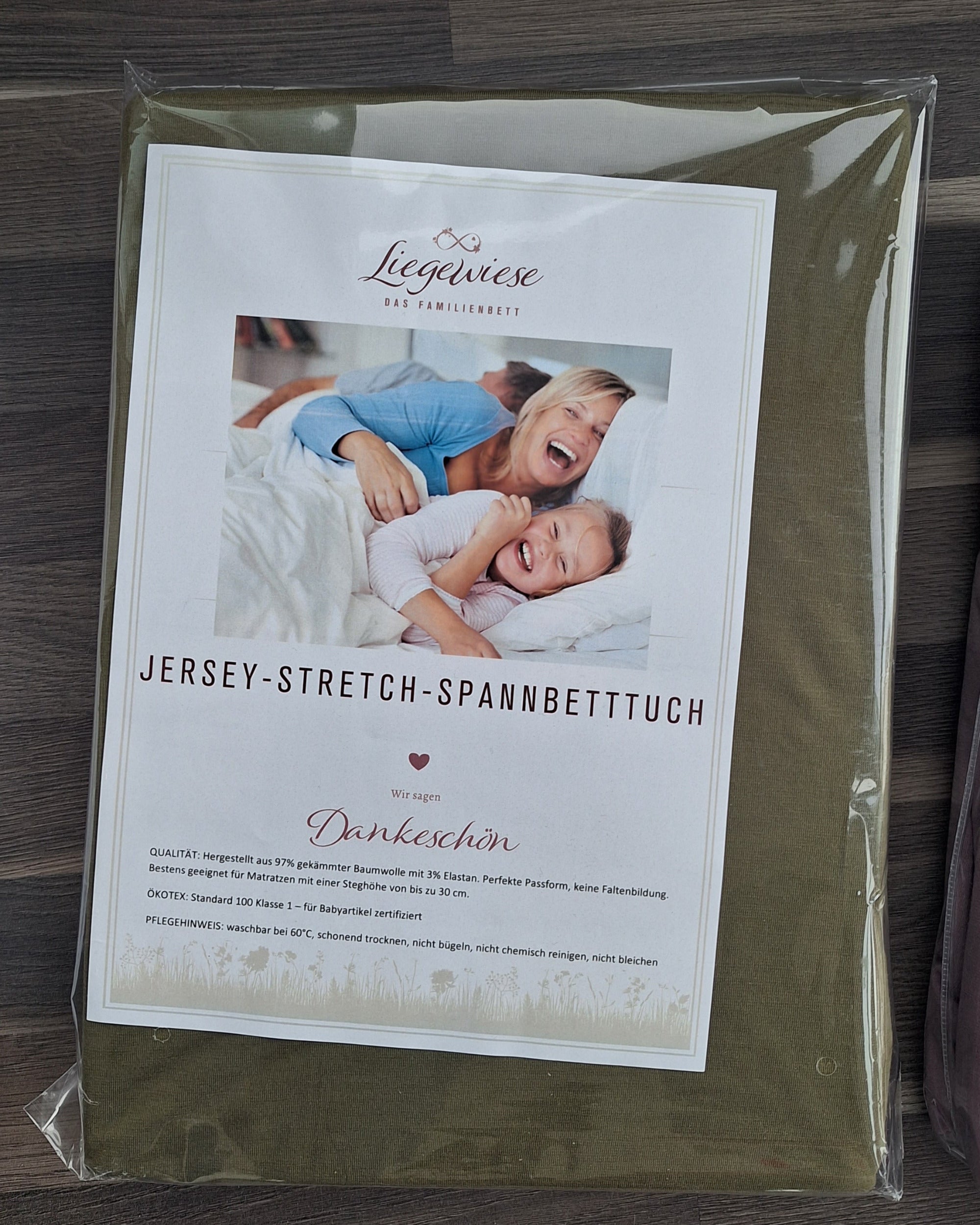 Bettlaken Familienbett moosgrün #Farbe_88 moos