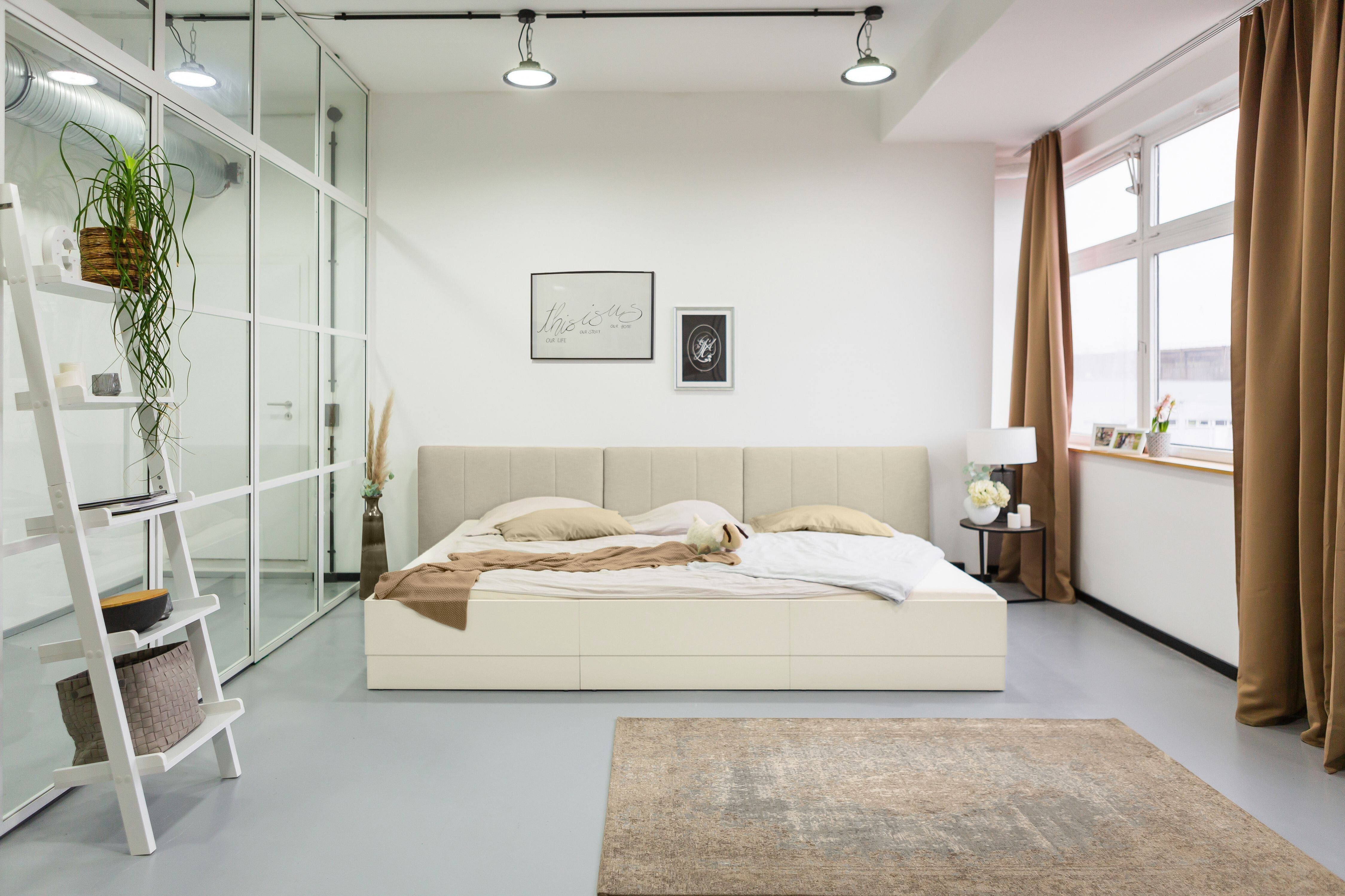 Lilia Familienbett in hellbeige