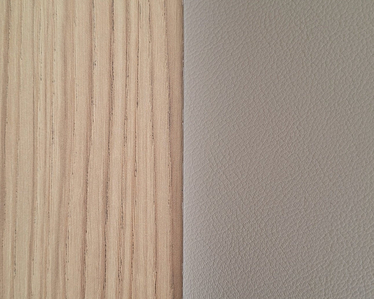 Veganes Ledermuster Eiche Dekor beige, Holzdekor von Liegewiese Familienbetten