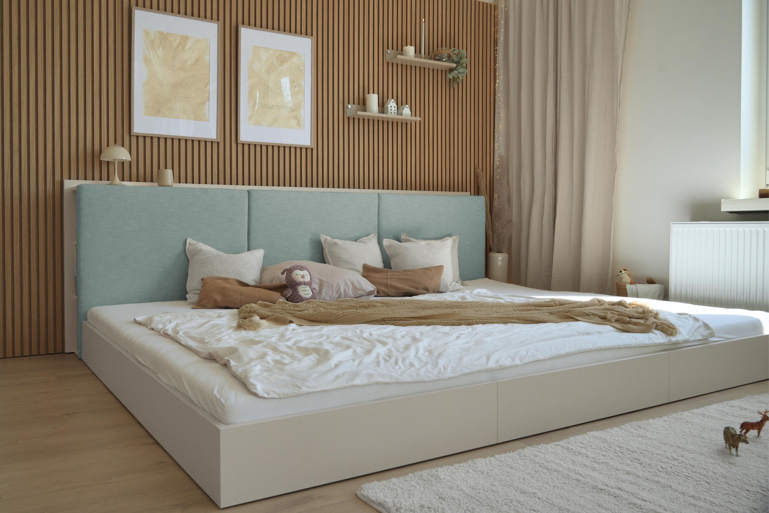 Bodenbett Camilla Familienbett mit Stoff