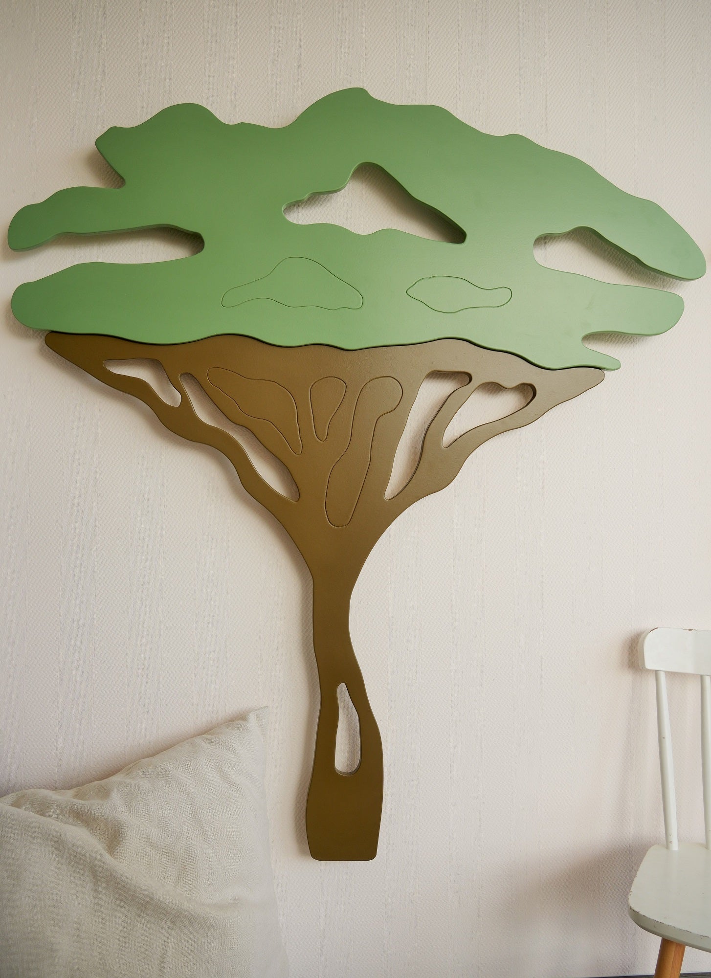 Wandbilddeko "Akazie" in Spielzimmer