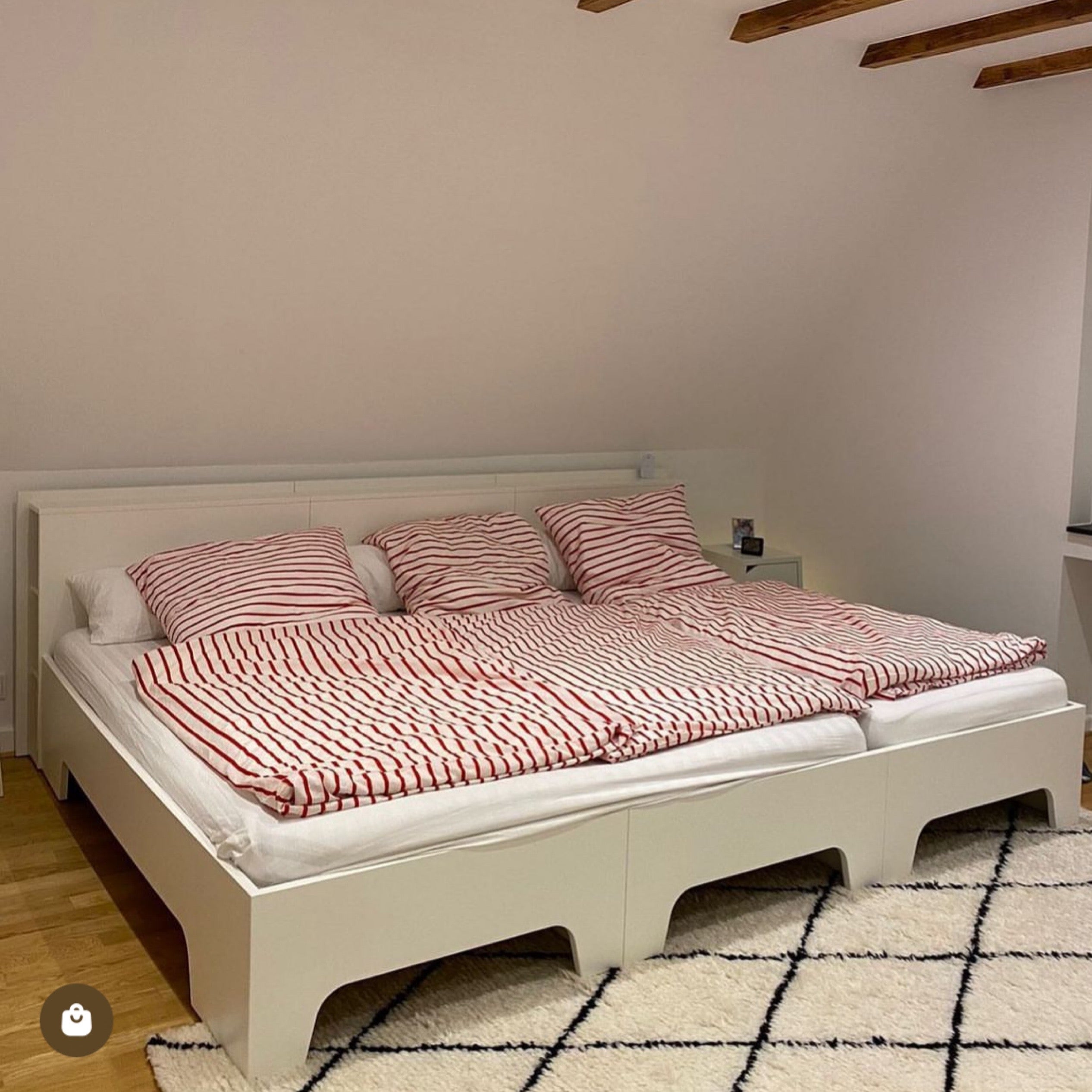 Liegewiese Familienbett Salvia in weiß