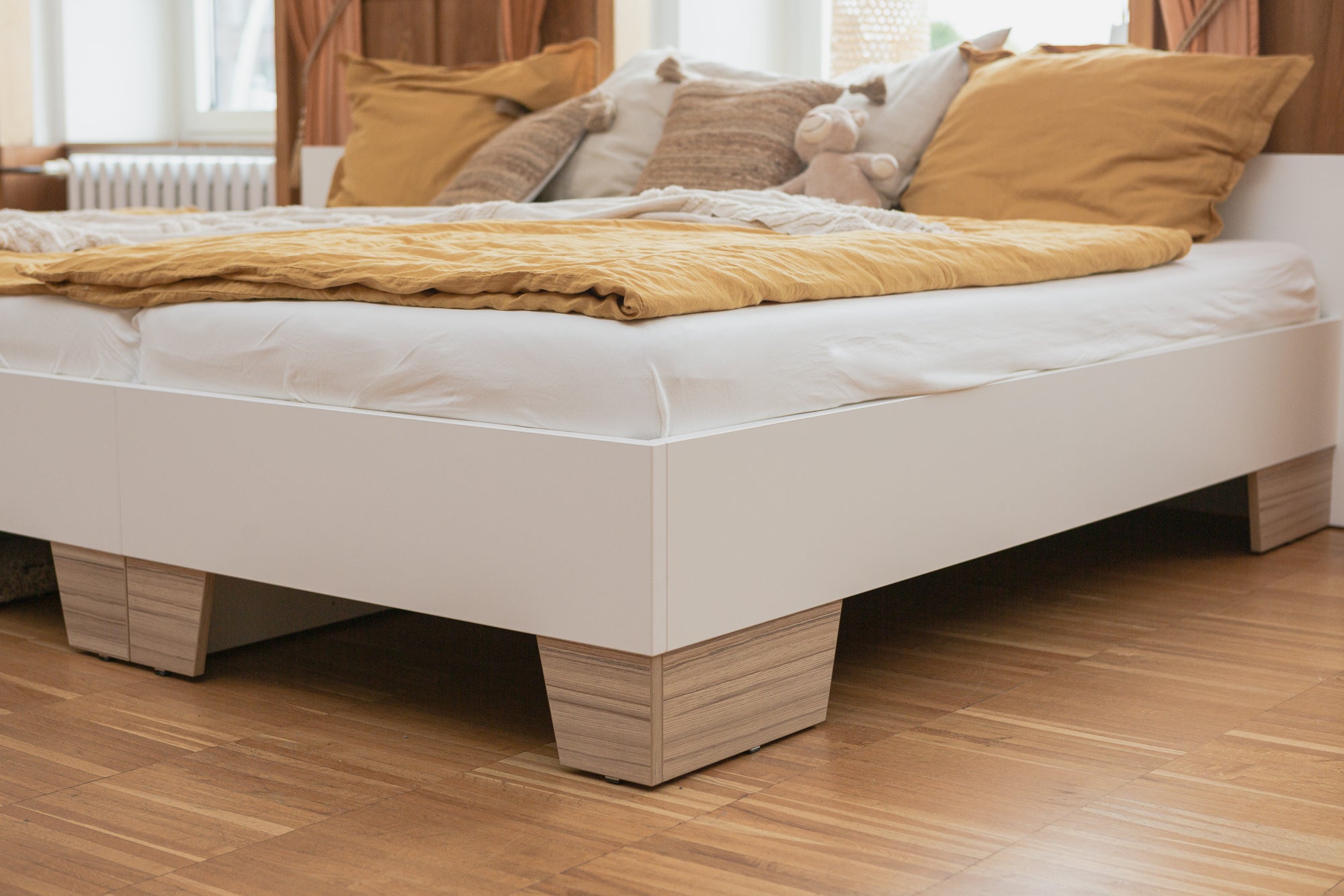 Familienbett Malva in weiß 270*200 cm#Farbe_Weiß / Coco Bolo