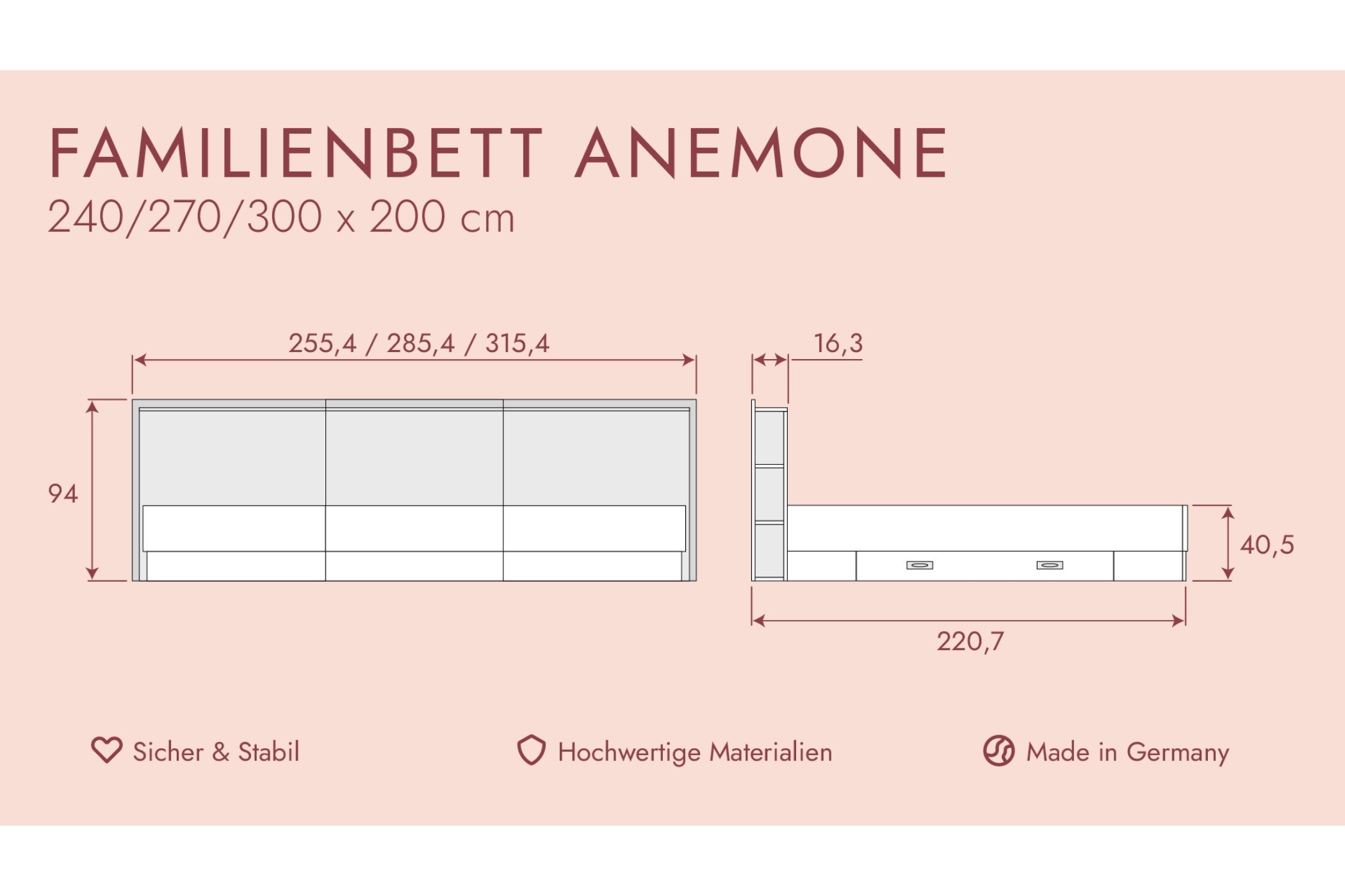 Familienbett Anemone