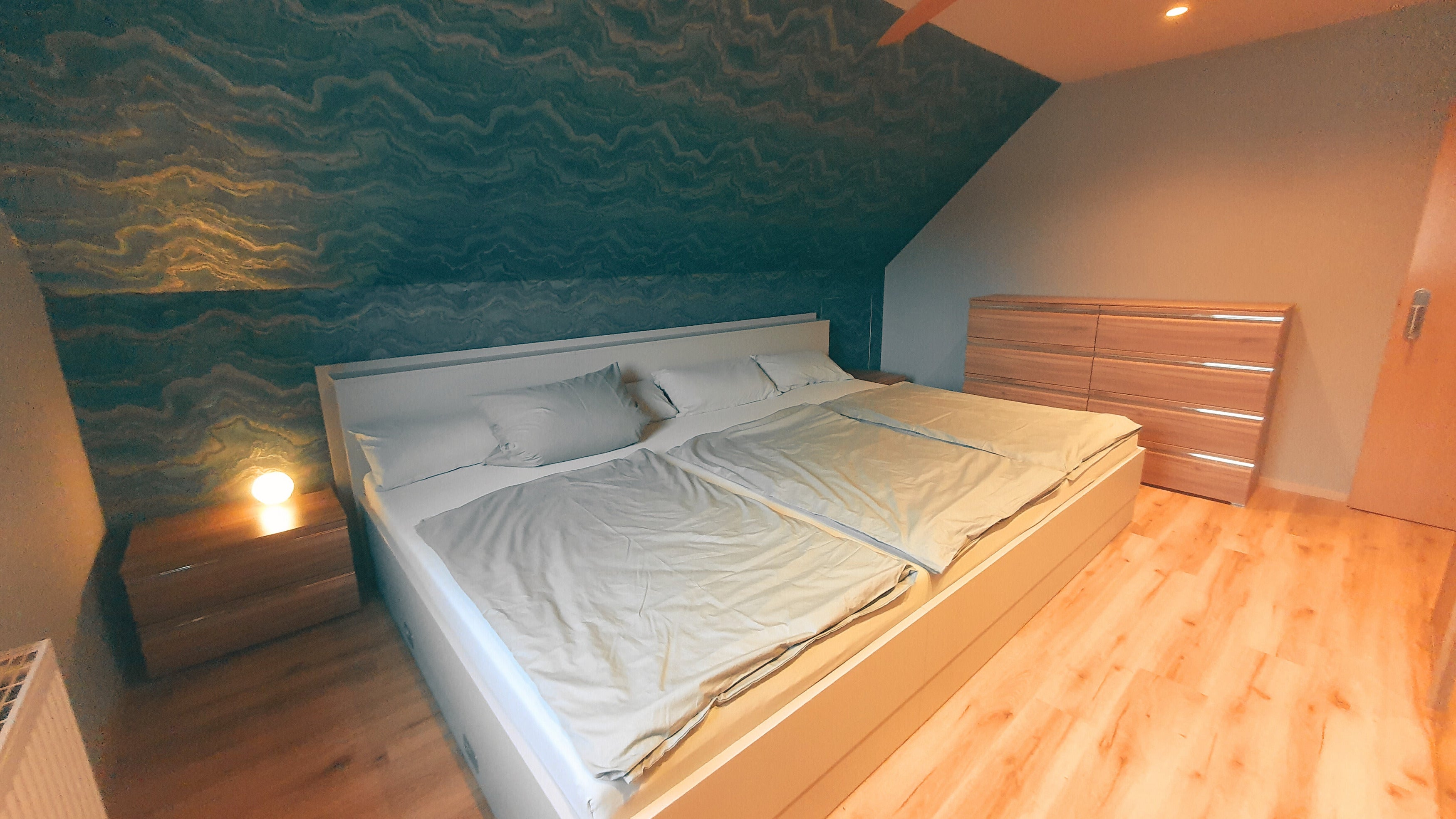 Familienbett Anemone in Schlafzimmer