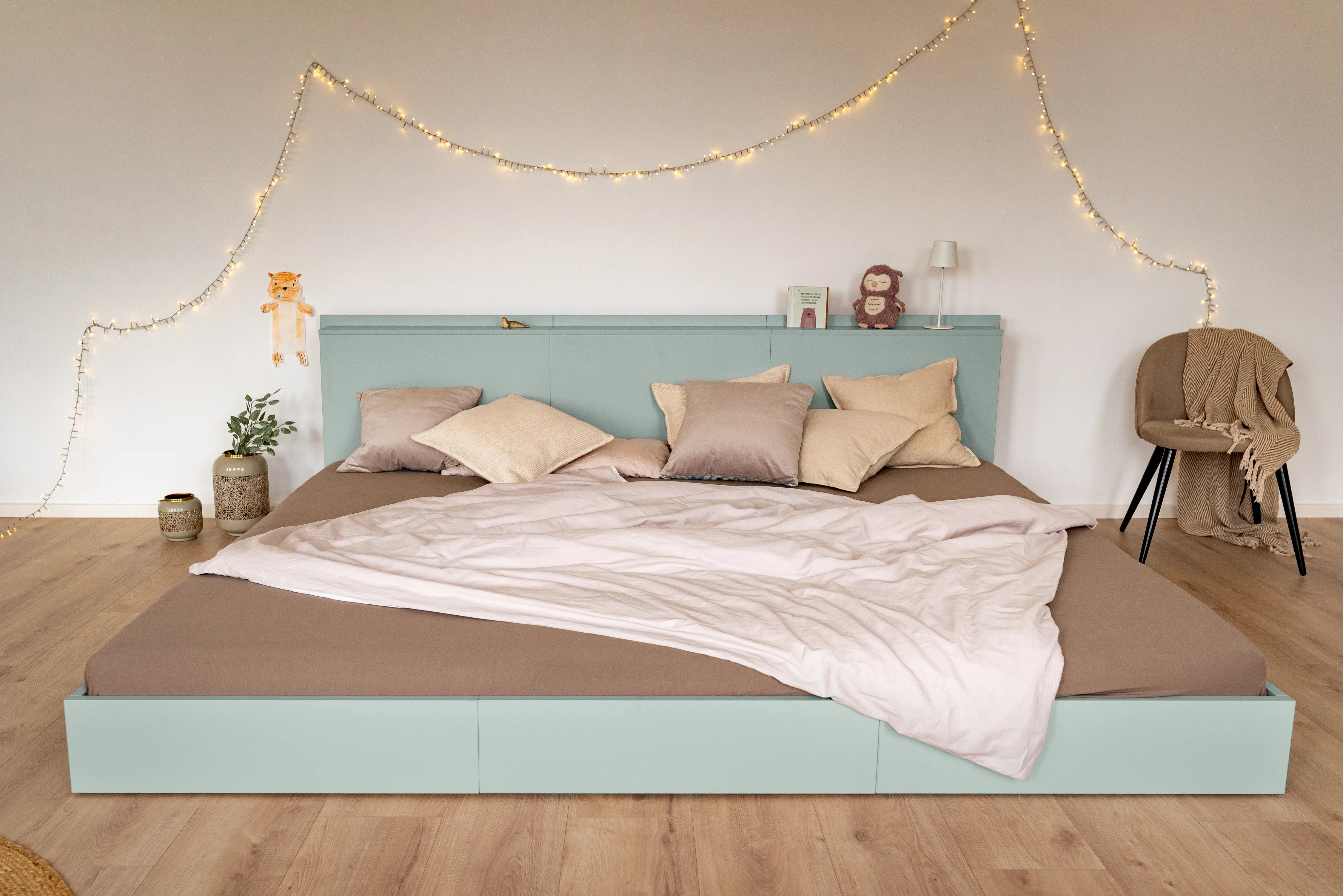 Liegewiese Familienbodenbett mit Einstiegshöhe 20 cm