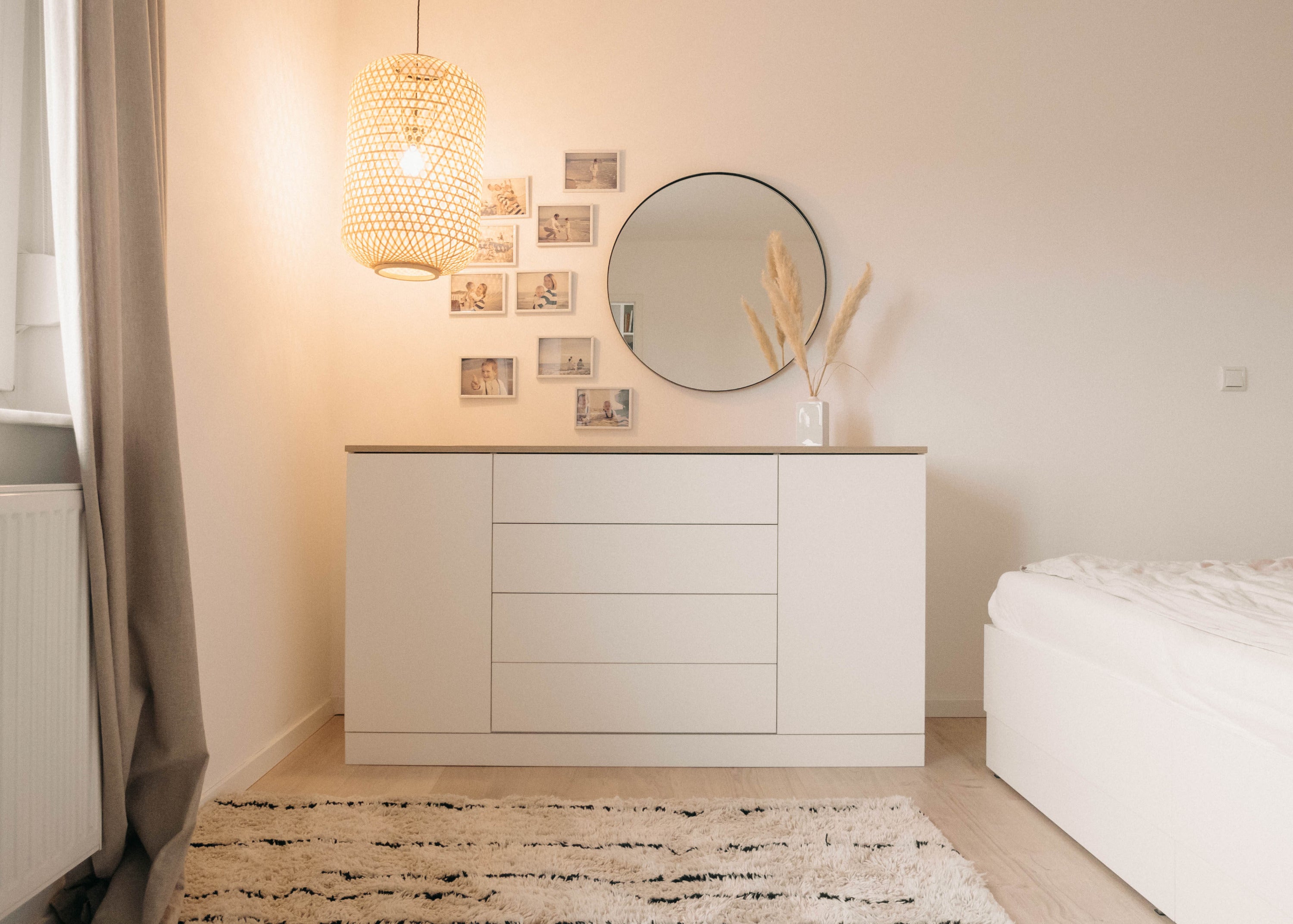 Kommode für Liegewiese Schlafzimmer in weiß Coco Bolo