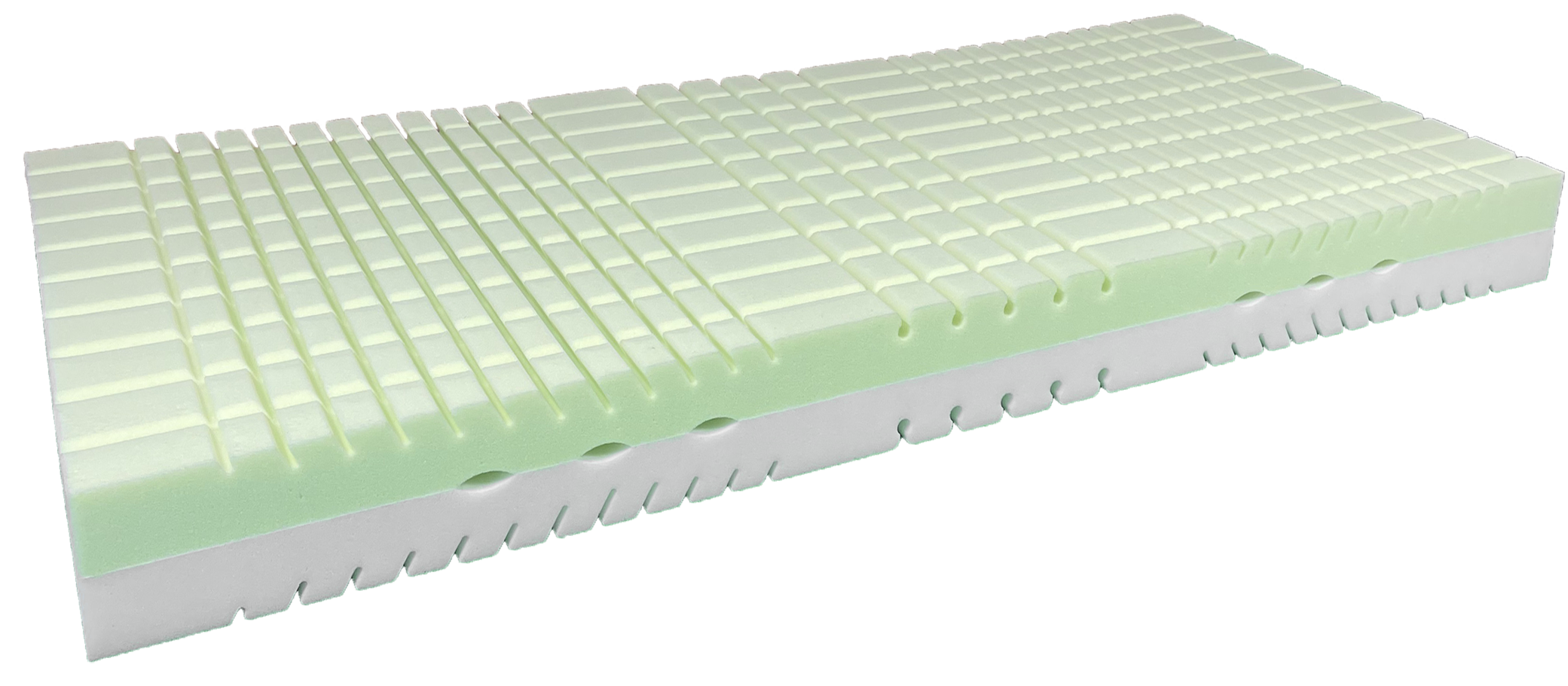 Matratze 9 Zonen 2 Härtegrade