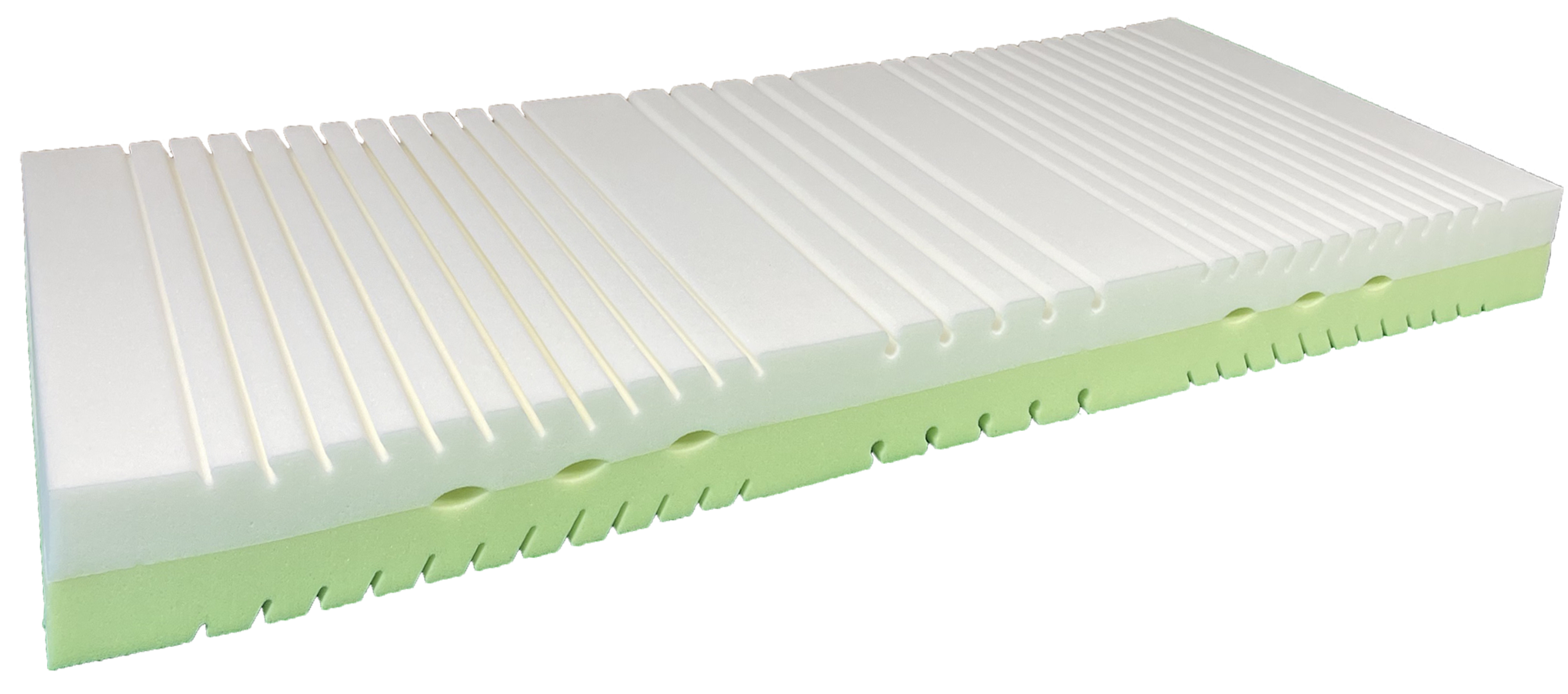 Matratze wendbar mit zwei Härtegraden