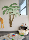 Liegewiese Kinderzimmerdekoration "Palme" an Wand in Spielzimmer