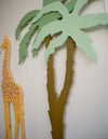 Liegewiese Kinderzimmer Dekoration "Palme" und "Giraffe" 